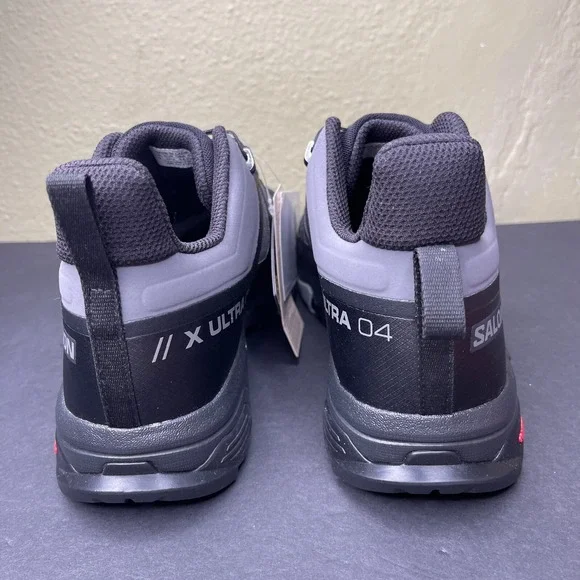 Salomon X Ultra 4 GTX Low Mens Size 12 2E Wide Black Gray Hiking Trail Shoes New - Picture 7 of 11